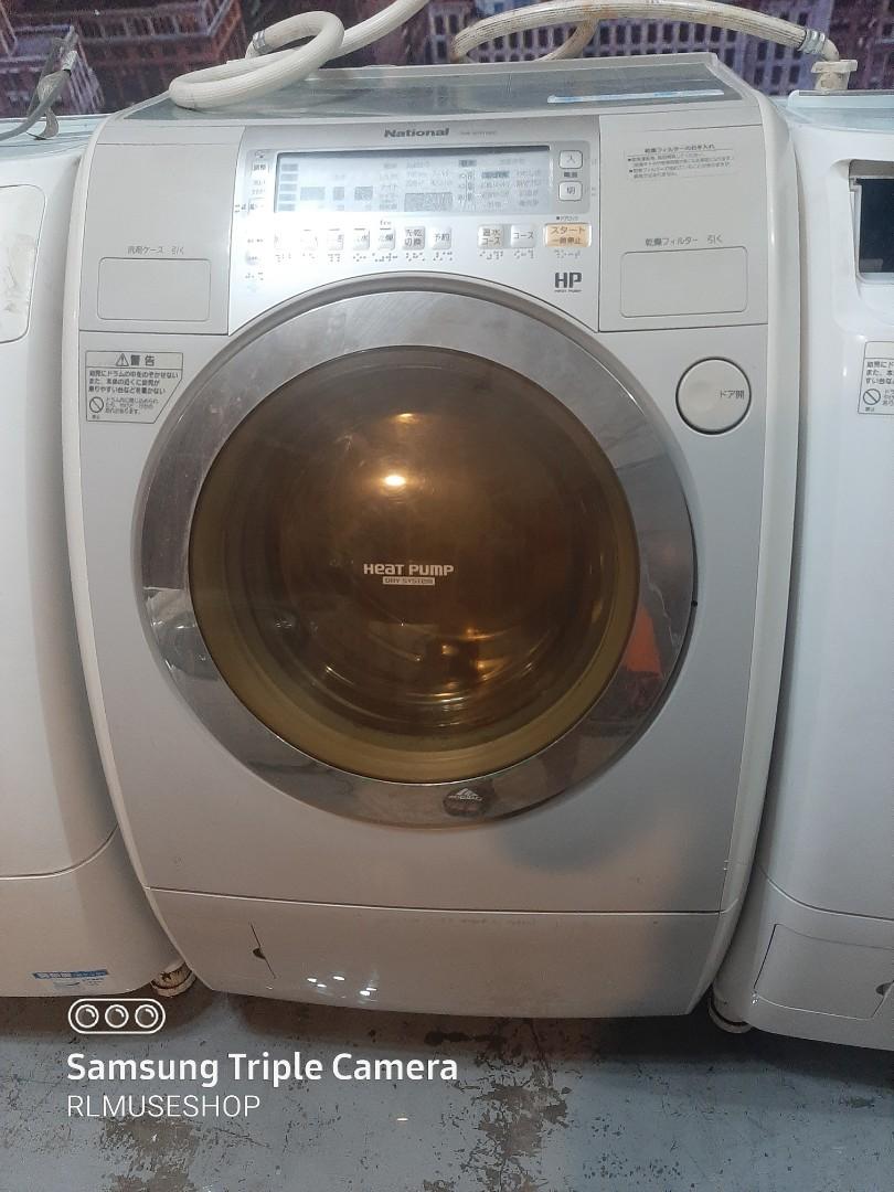 National Inverter Automatic Washing Machine With 100 Heatdryer 2ndhand Japan Surplus 9kg Capacity Home Furniture Home Appliances Washing Machines And Dryers On Carousell