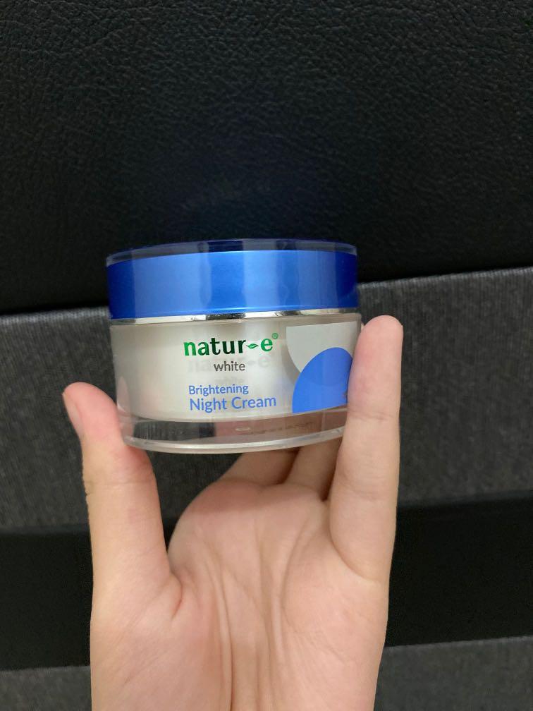 natur e brightening night cream