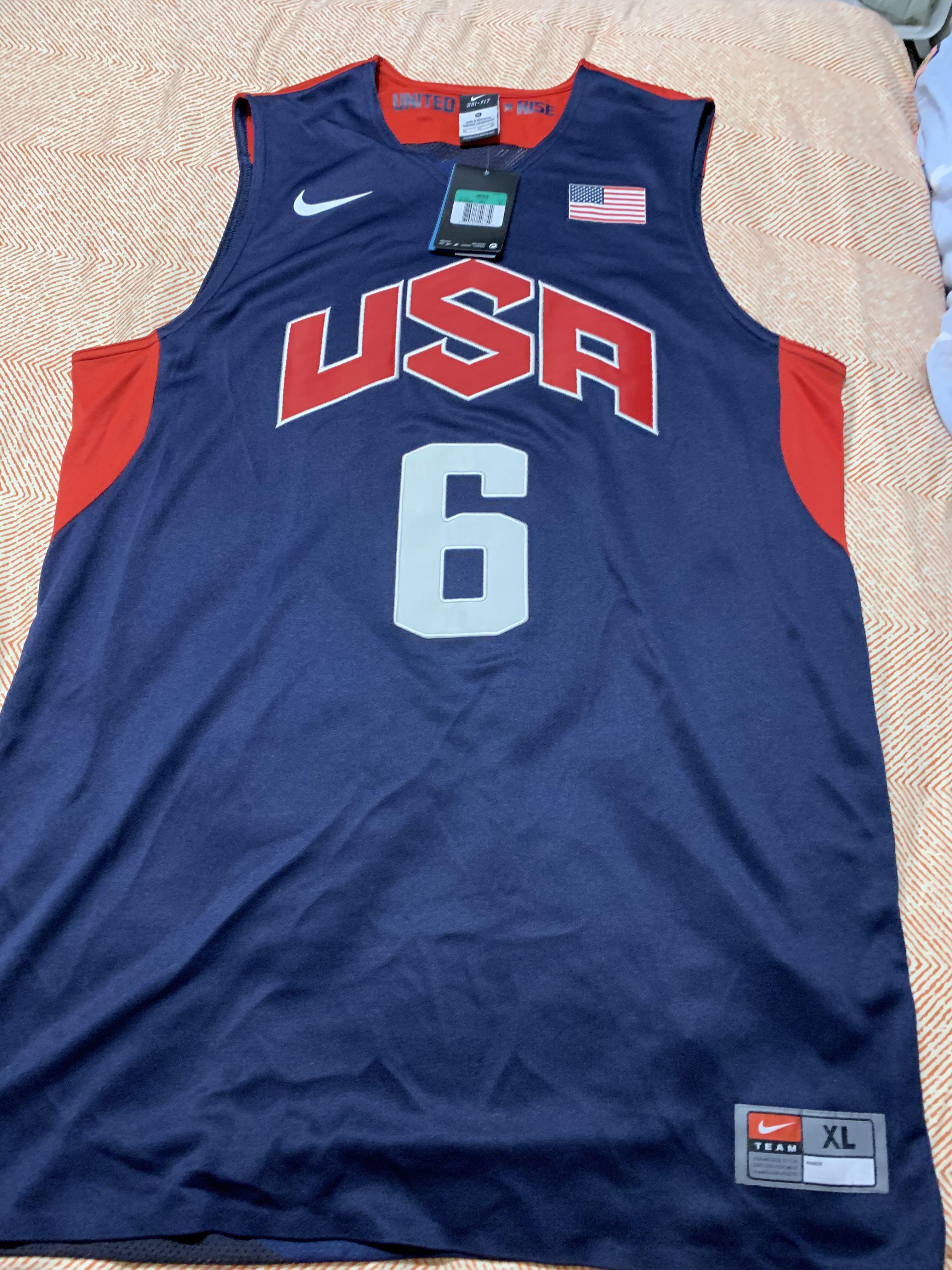 Lebron james usa discount jersey 2012 authentic