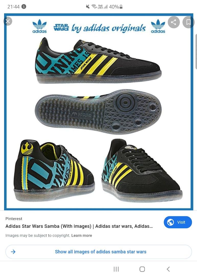 New \u0026 Rare Limited Special Edition Adidas Samba Star Wars, Men's Fashion,  Footwear, Sneakers on Carousell