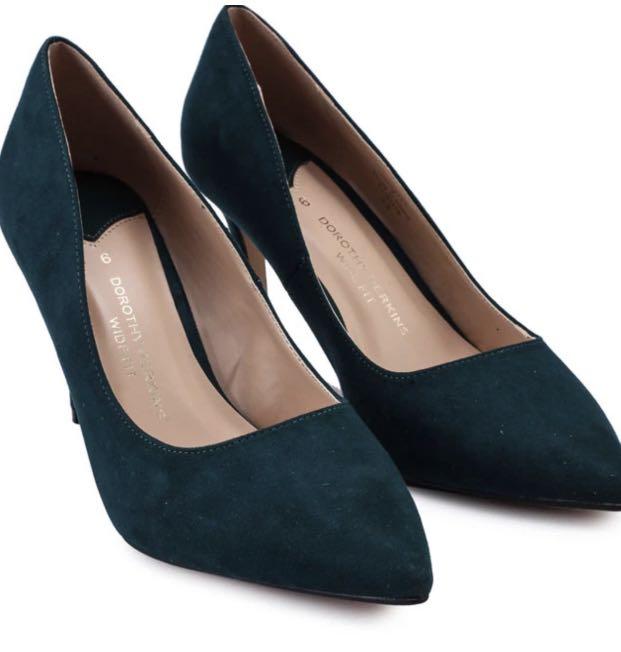sexy court work teal heels wide fit 