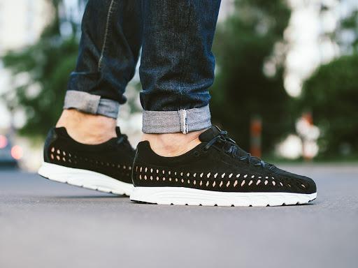 Nike Mayfly Woven Black White Men s Fashion Footwear Sneakers