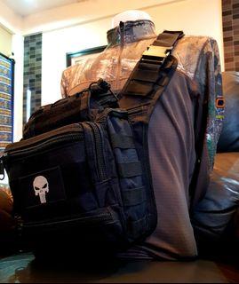 Oversized Tactical Sling Bag Crossbody Bag