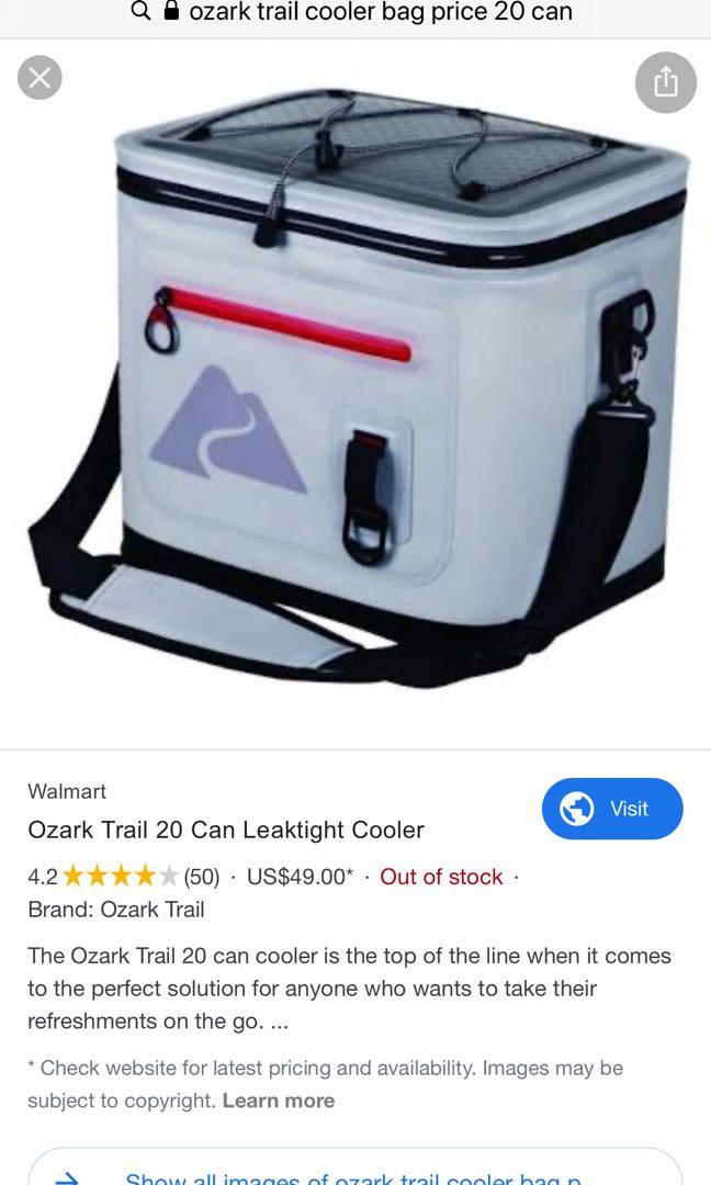ozark trail 20 can leaktight cooler
