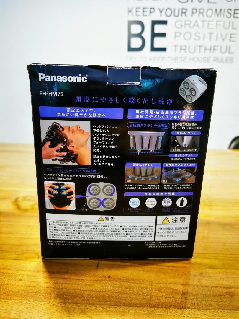 Panasonic Ehhm75 Head Spa Scalp Aesthetic Massager Silver Tone B4564