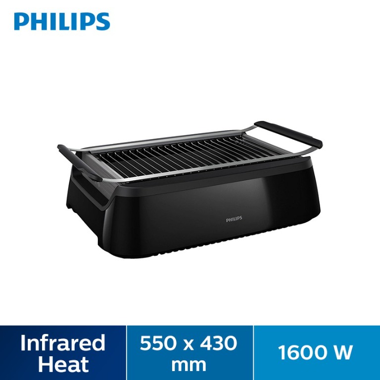 Philips Avance Collection Indoor Grill HD6370/91, TV & Home Appliances