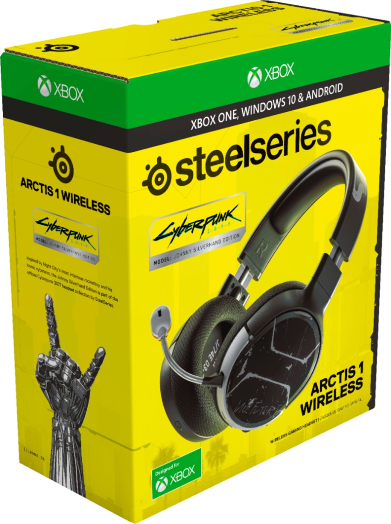 papier garage schouder Cyberpunk SteelSeries - Arctis 1 Wireless for Xbox, Audio, Headphones &  Headsets on Carousell
