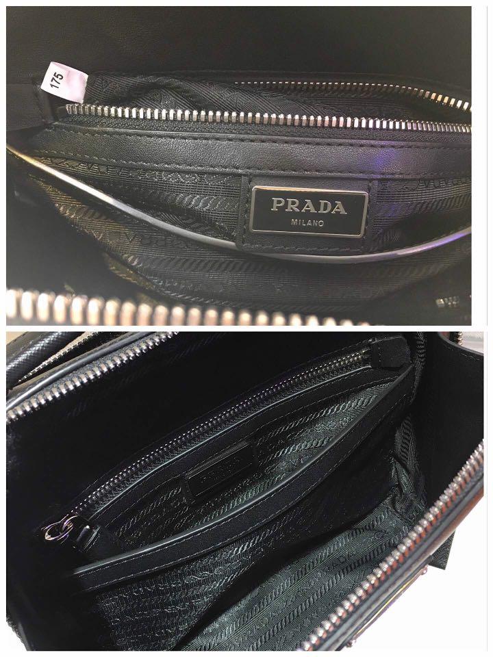 Prada Mens sling bag black promotion gift, Luxury, Bags & Wallets on ...