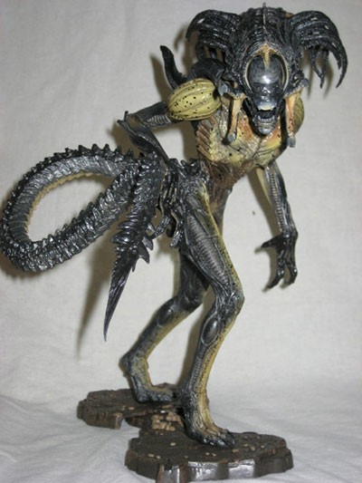 Neca avp predator vs alien predalien rare open mouth hybrid