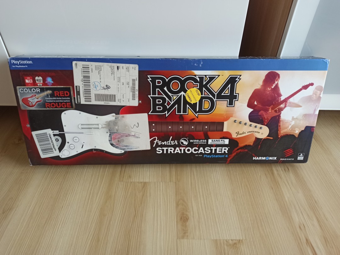 Mad catz rock band 4 discount wireless fender stratocaster for ps4