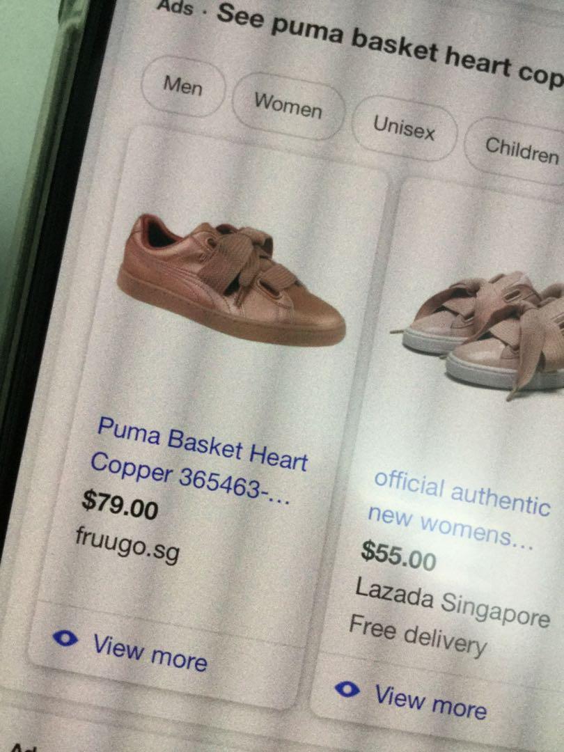 Puma basket shop heart lazada