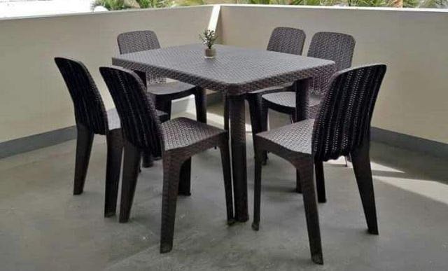 plastic chairs
