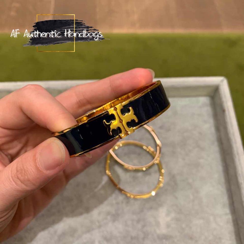 Tory burch raised logo bracelet hotsell