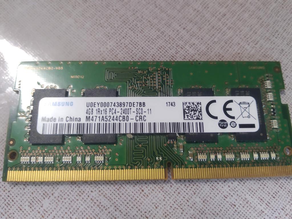 REF 84 SAMSUNG RAM 4GB 1RX16 PC4-2400T-SCO-11 M471A5244CBO-CRC LAPTOP ...