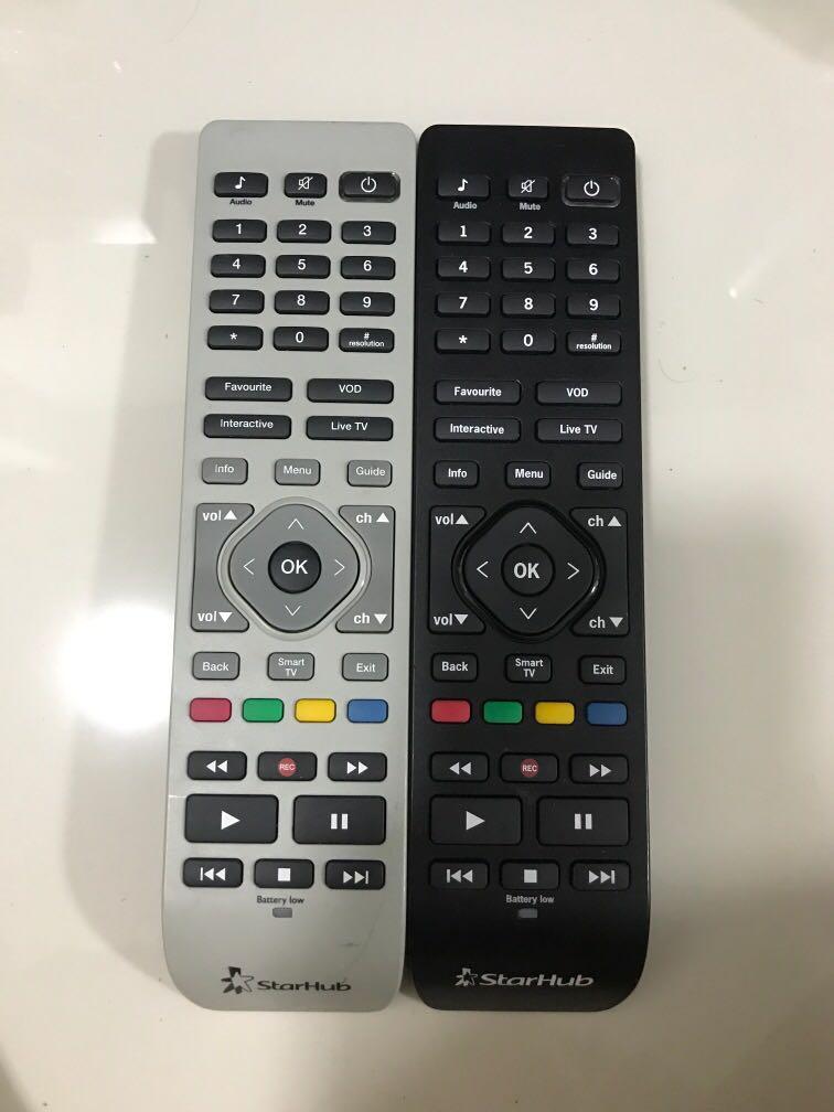 Remote Control (Category: Networking) located in Singapore. Submitted by babyblack. (Listing ID 1011657898, Image 1). Description: Brand new Starhub IPTV/Setup Box remote control. 2 colours (Grey/Black) available to choose from..