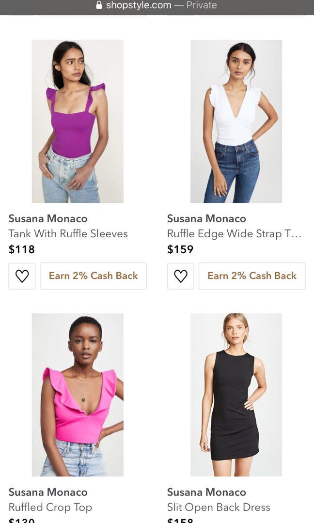 susana monaco ruffle strap dress