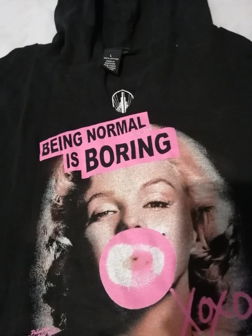 Rue21 crop top hoodie Marilyn monroe