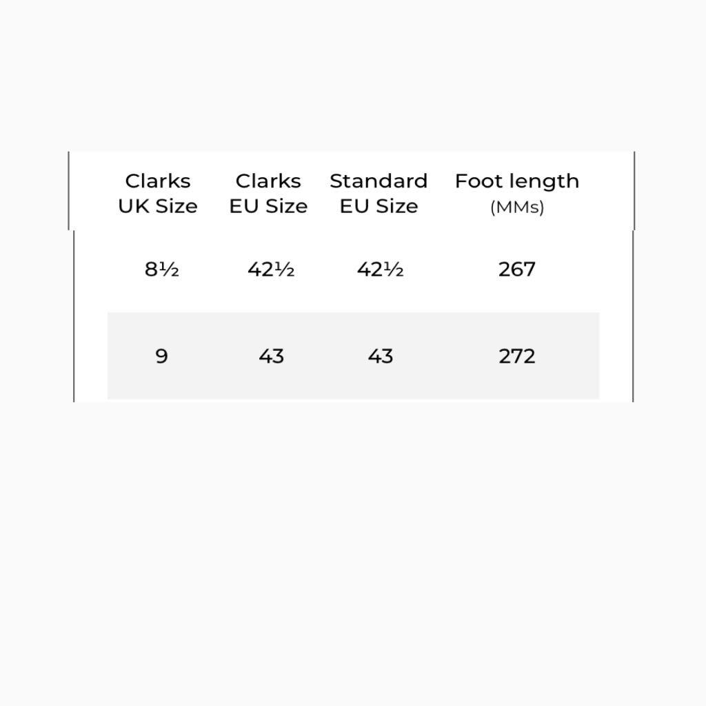 clarks shoes european sizes
