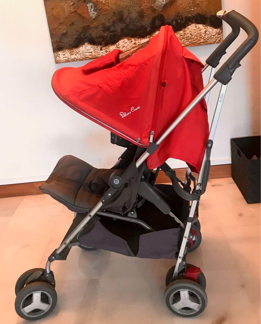 Silver Cross Reflex Stroller with Accessories Babies Kids