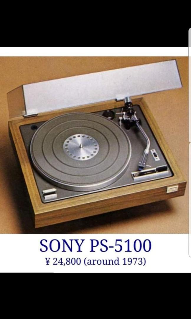 Sony PS5100 vintage turntable, Audio, Other Audio Equipment on Carousell