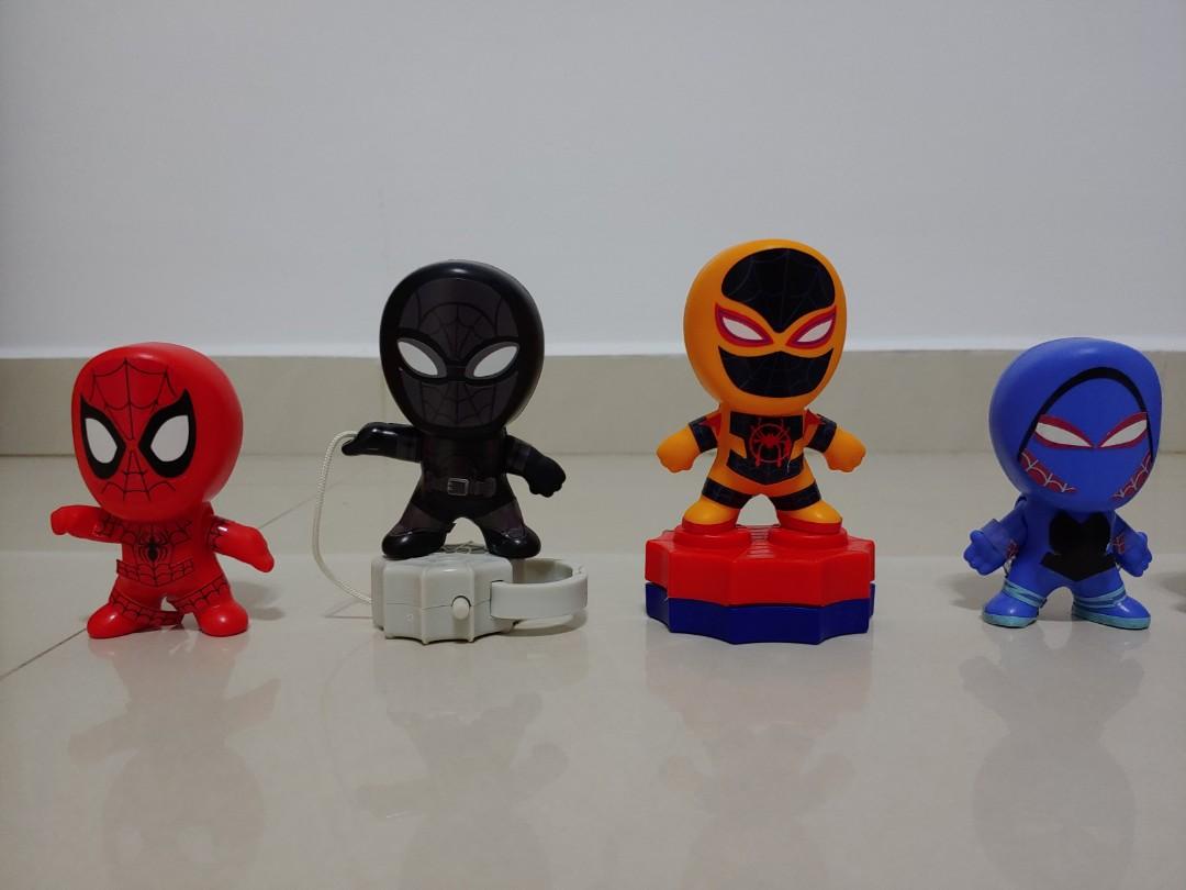 Spider-Man: Into the Spider-Verse Happy Meal Toys Complete Collection