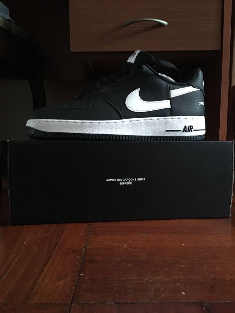 STEAL* Nike Supreme cdg Airforce 1 US 10.5, Men's Fashion, Footwear,  Sneakers on Carousell