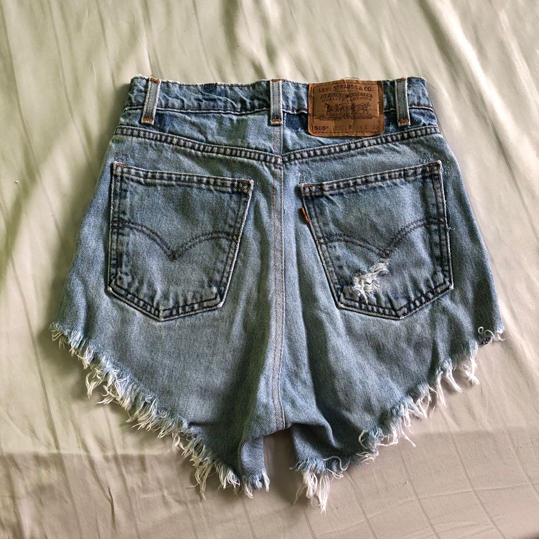 Thrifted levi clearance shorts