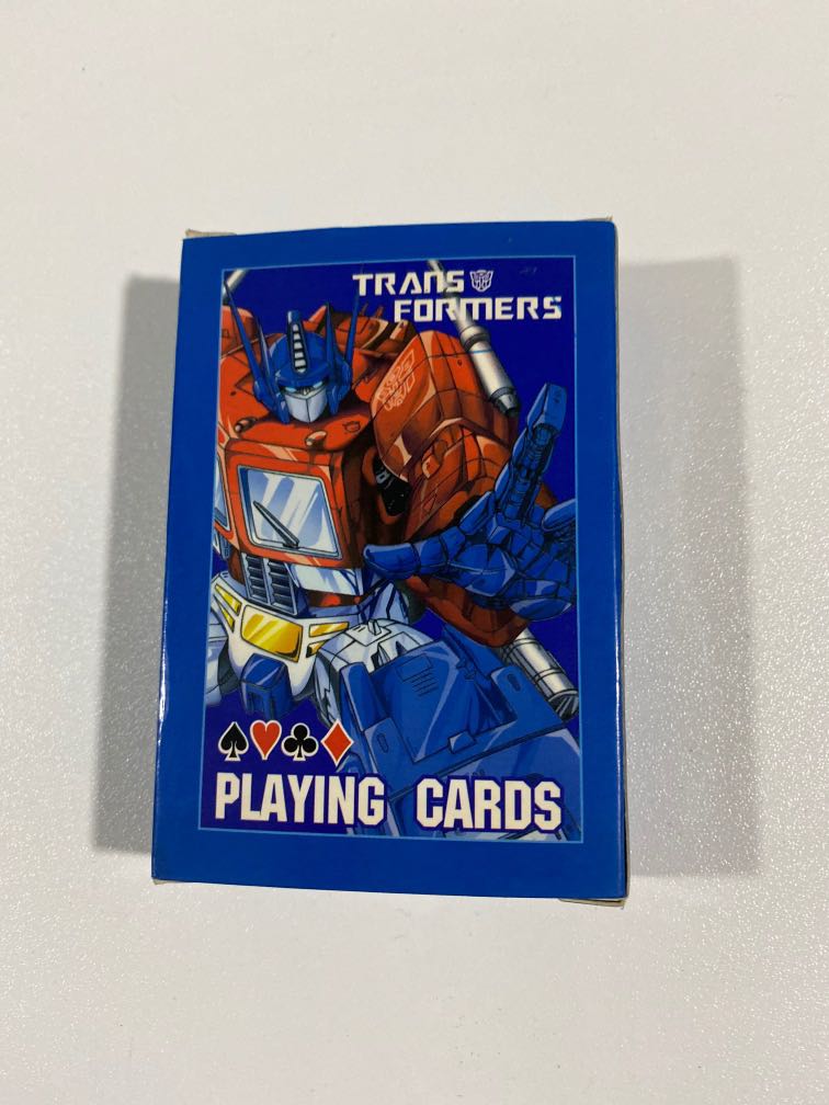 Transformers Playing cards, Toys & Games, Board Games & Cards on Carousell