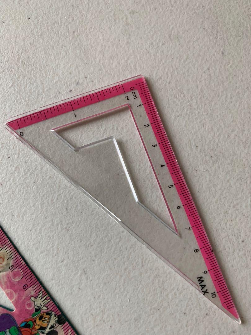 Triangle ruler (Category: Stationery & School Supplies) located in Quezon City. Submitted by joyeusefille (Listing ID 1011536975, Image 3). Description: - Used once.