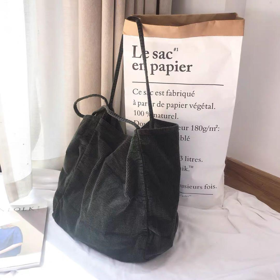 dark green velvet bag