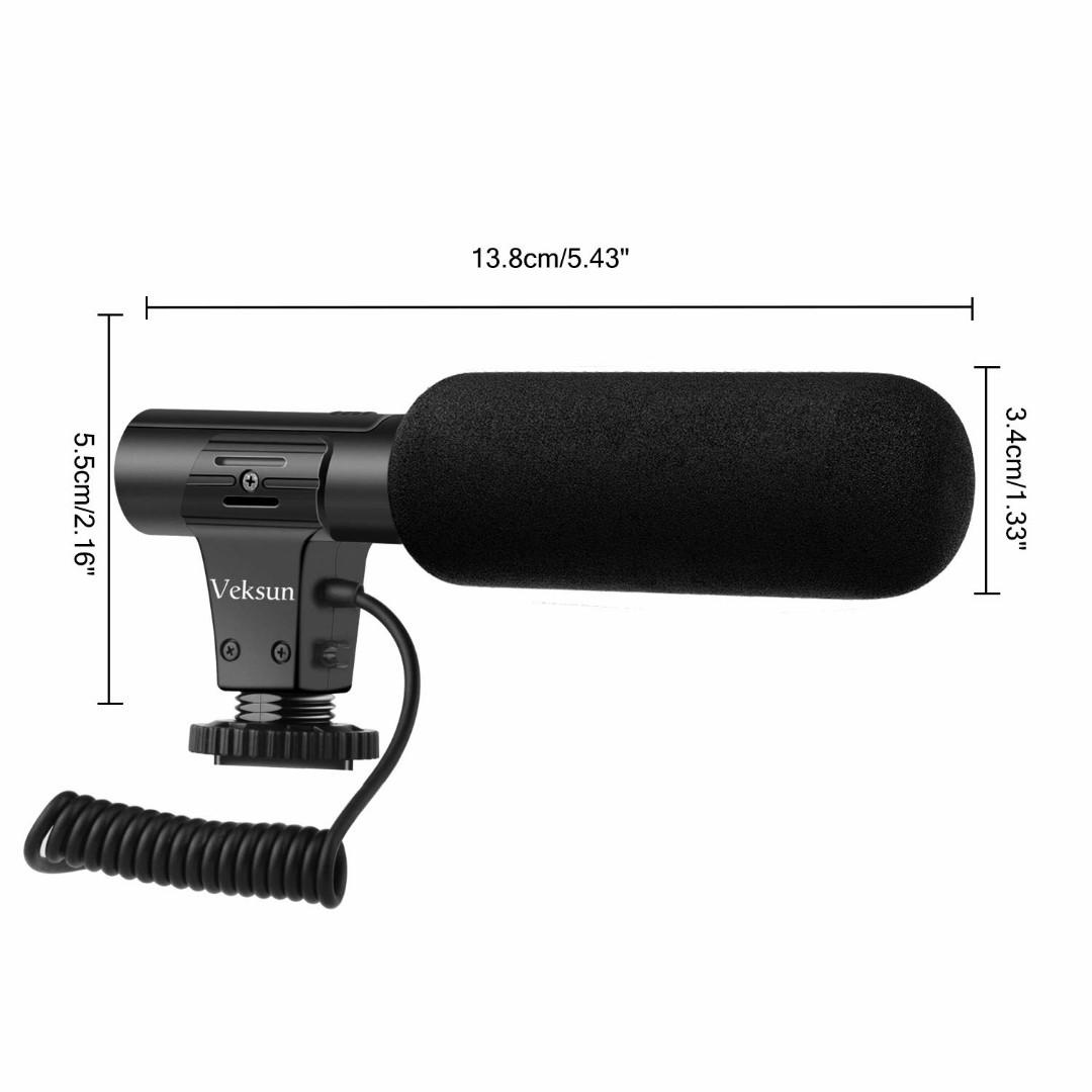Video Microphone Camera Universal Veksun MIC05 for DSLR/Phones