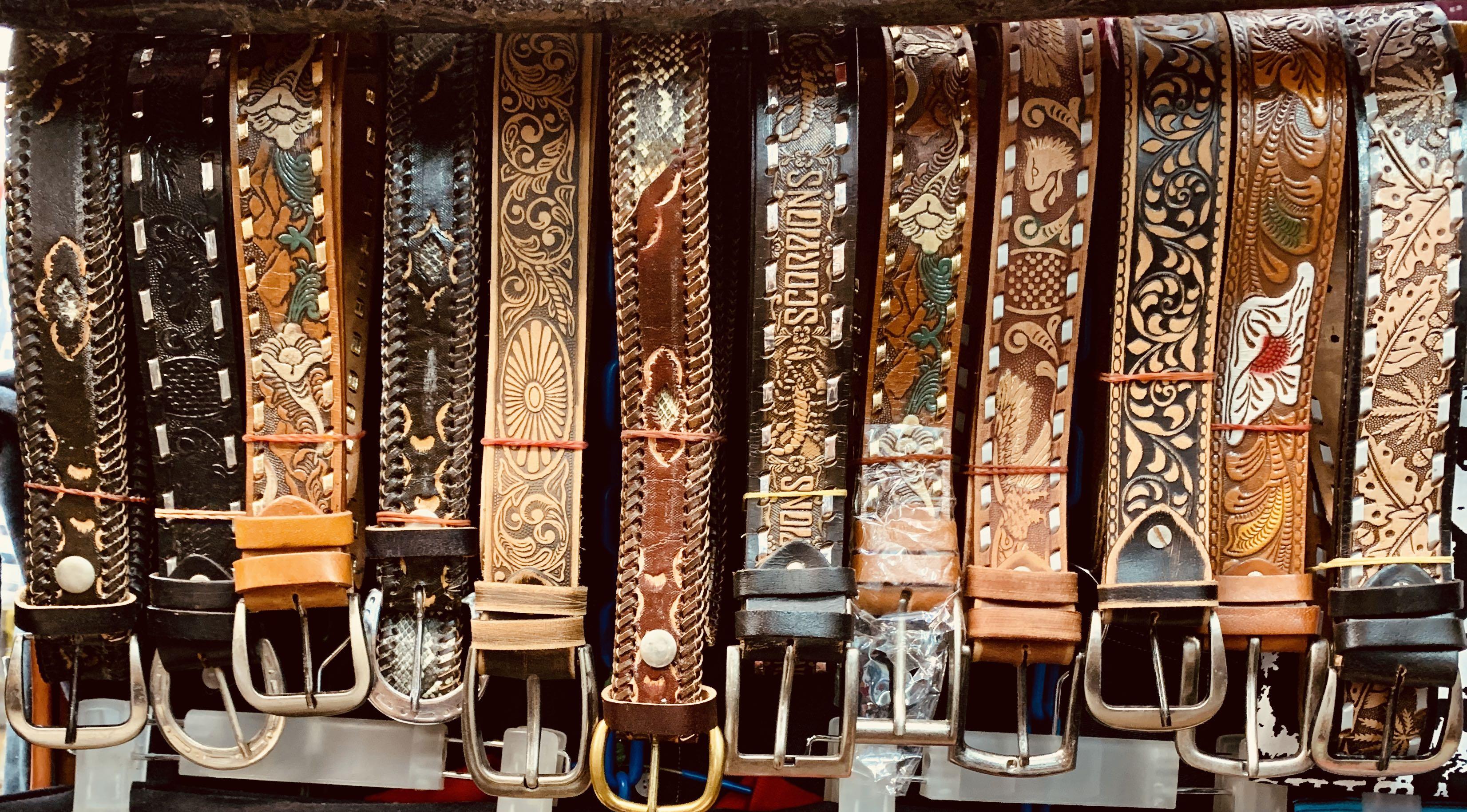 mens western style belt