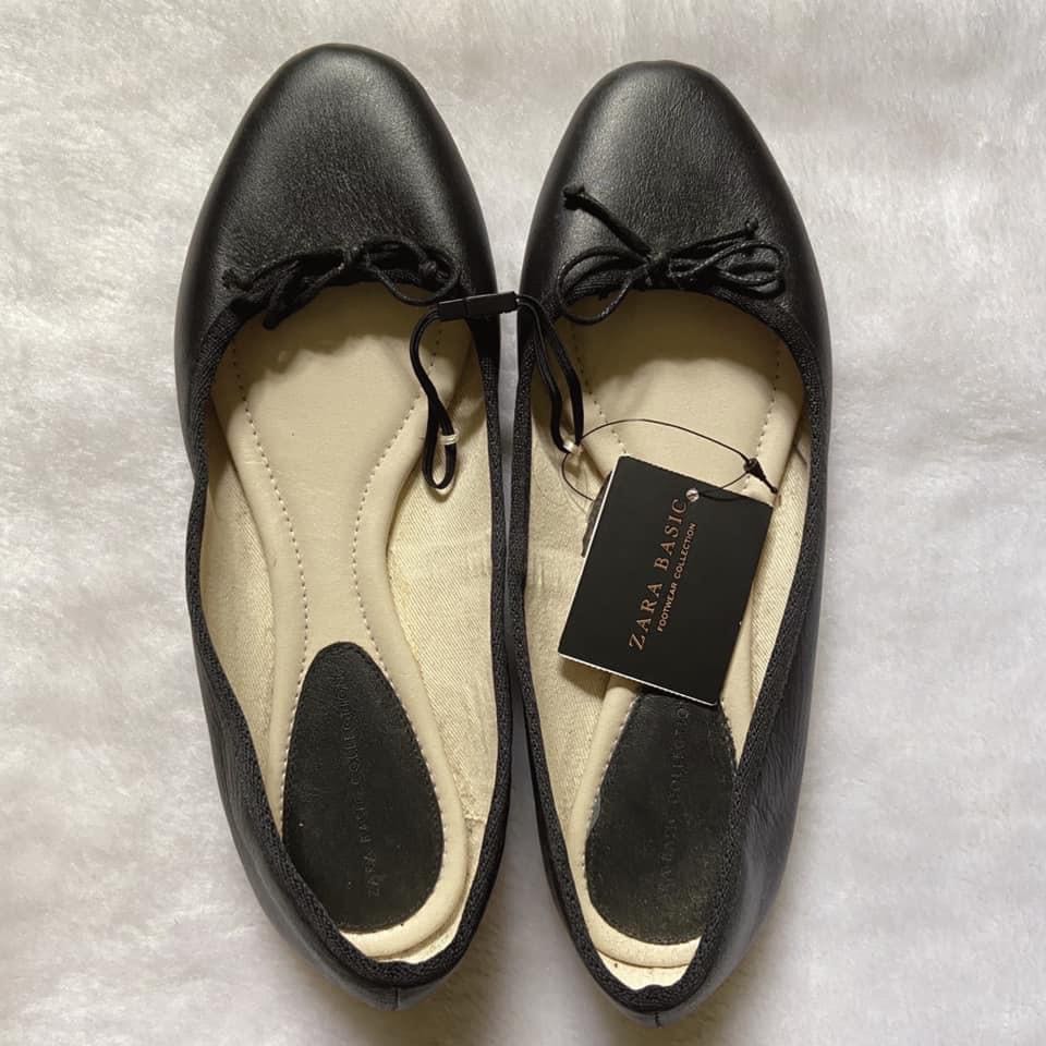 zara black shoes ladies