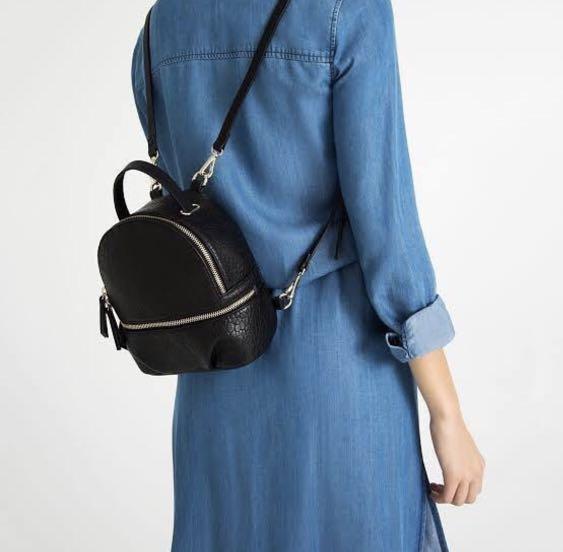 Zara backpack new arrivals mini