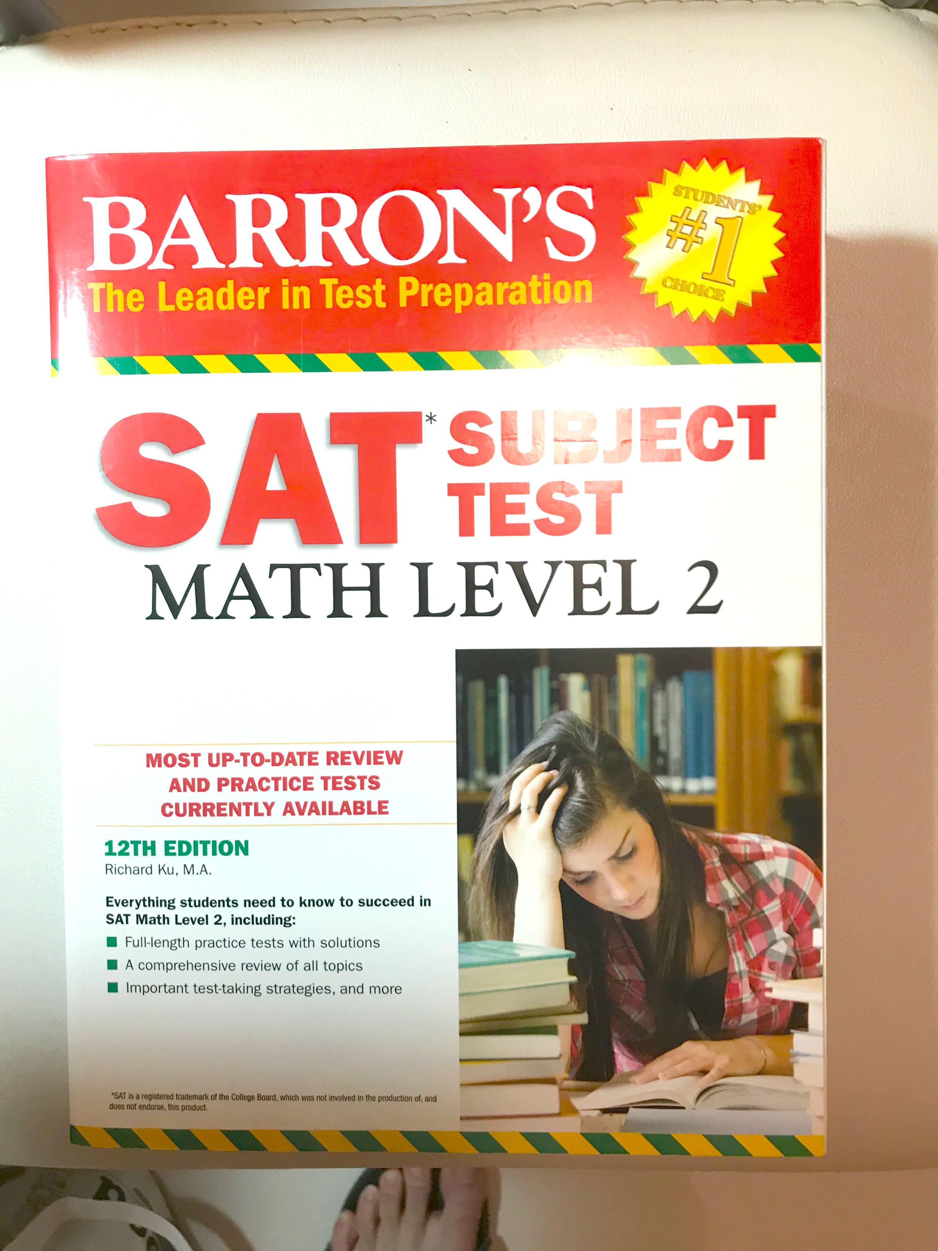 100 New Sat Subject Test Barron S Exercise Books Textbooks On