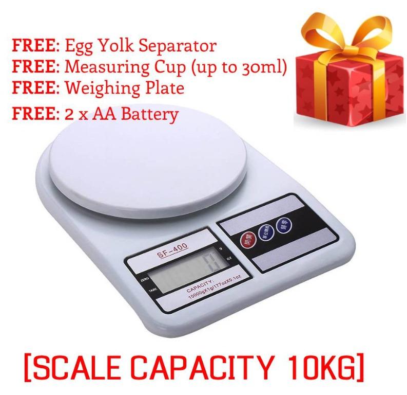 10kg 1g Household Digital Scale Kitchen Electronic Weighing Scales Food Cooking Measure Platform Weighting Balance Baking Tool Home Appliances Kitchenware On Carousell