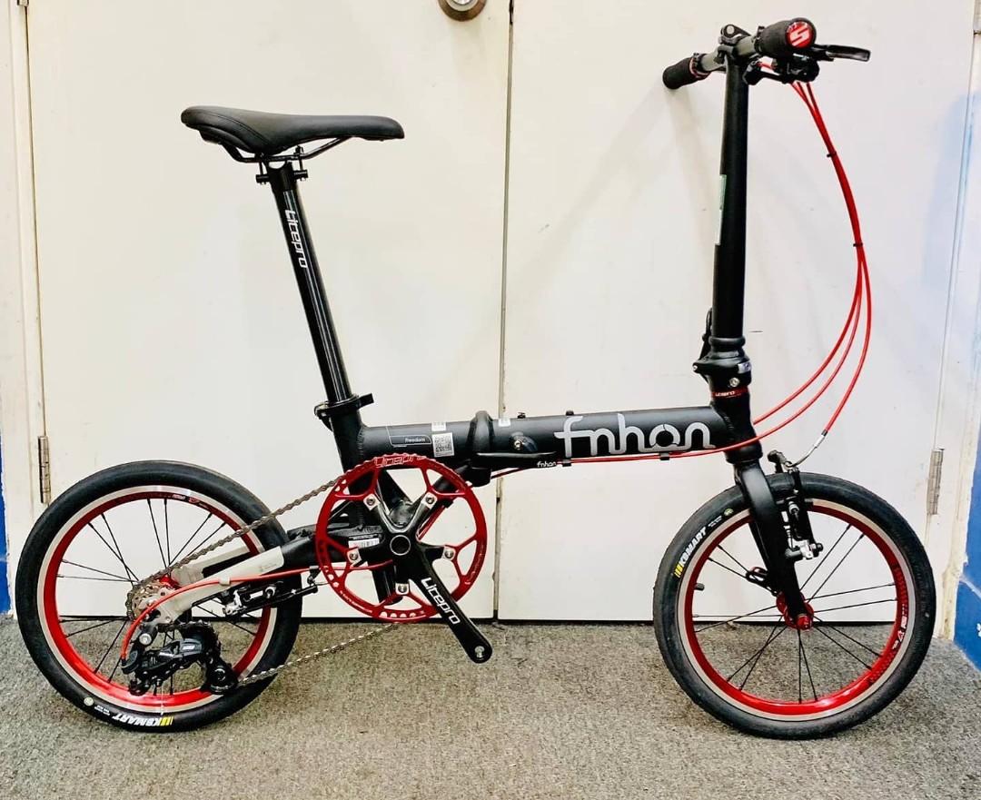 16寸 大改超輕摺疊車 Fnhon, 運動產品, 單車 - Carousell