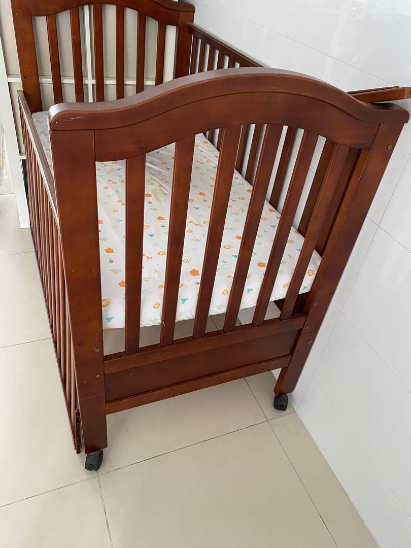 Australia pine wood 4in1 Convertible Baby Cot, Babies & Kids, Baby