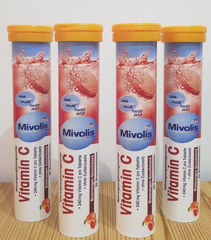 7 Per Tube 5tubes For 35 Mivolis Vitamin C Tablets 20tablets Per Tube Everything Else On Carousell
