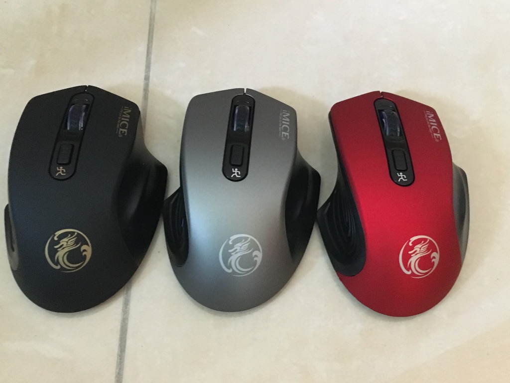 全新 New Gaming Mouse 打機mouse 黑紅灰色 訊息 電子產品 其他 Carousell