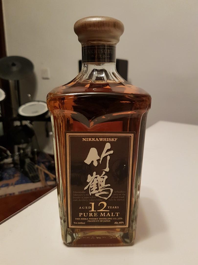 竹鶴12年 660ml 角瓶 - 酒