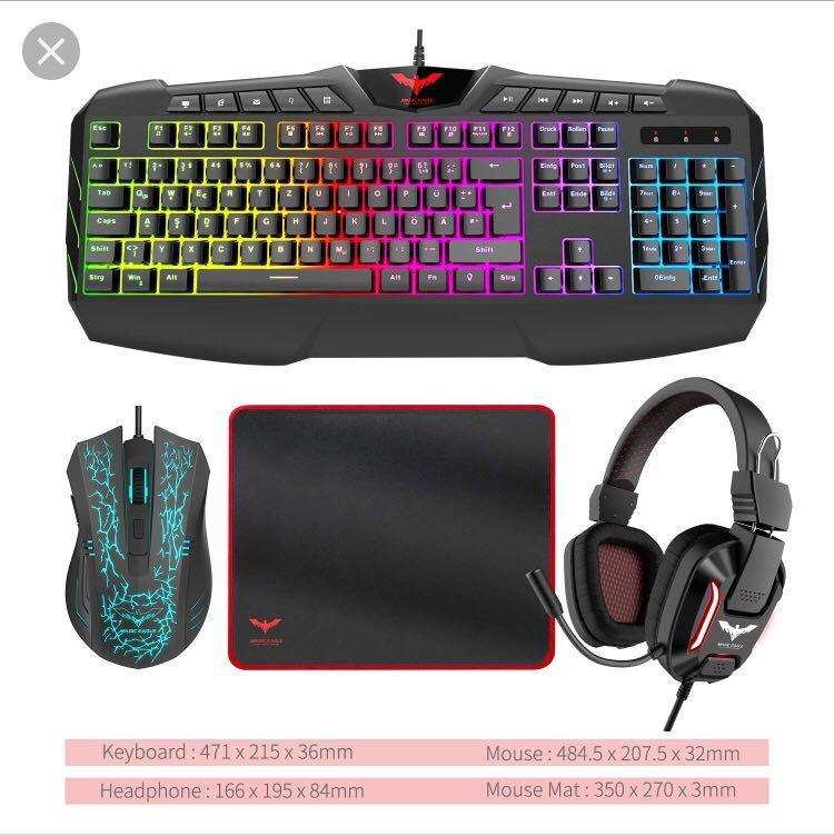 xbox keyboard and mouse headset