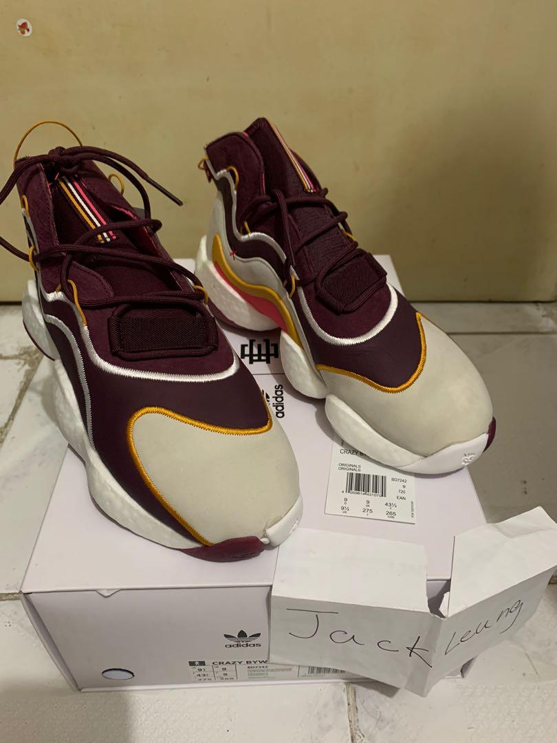 Adidas Crazy BYW I EE Eric Emanuel US 9.5 boost pro model