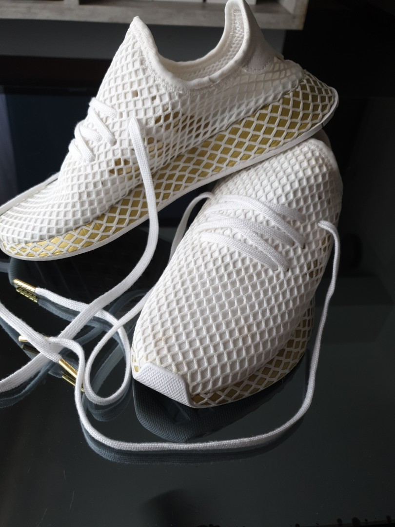 White adidas deerupt womens online