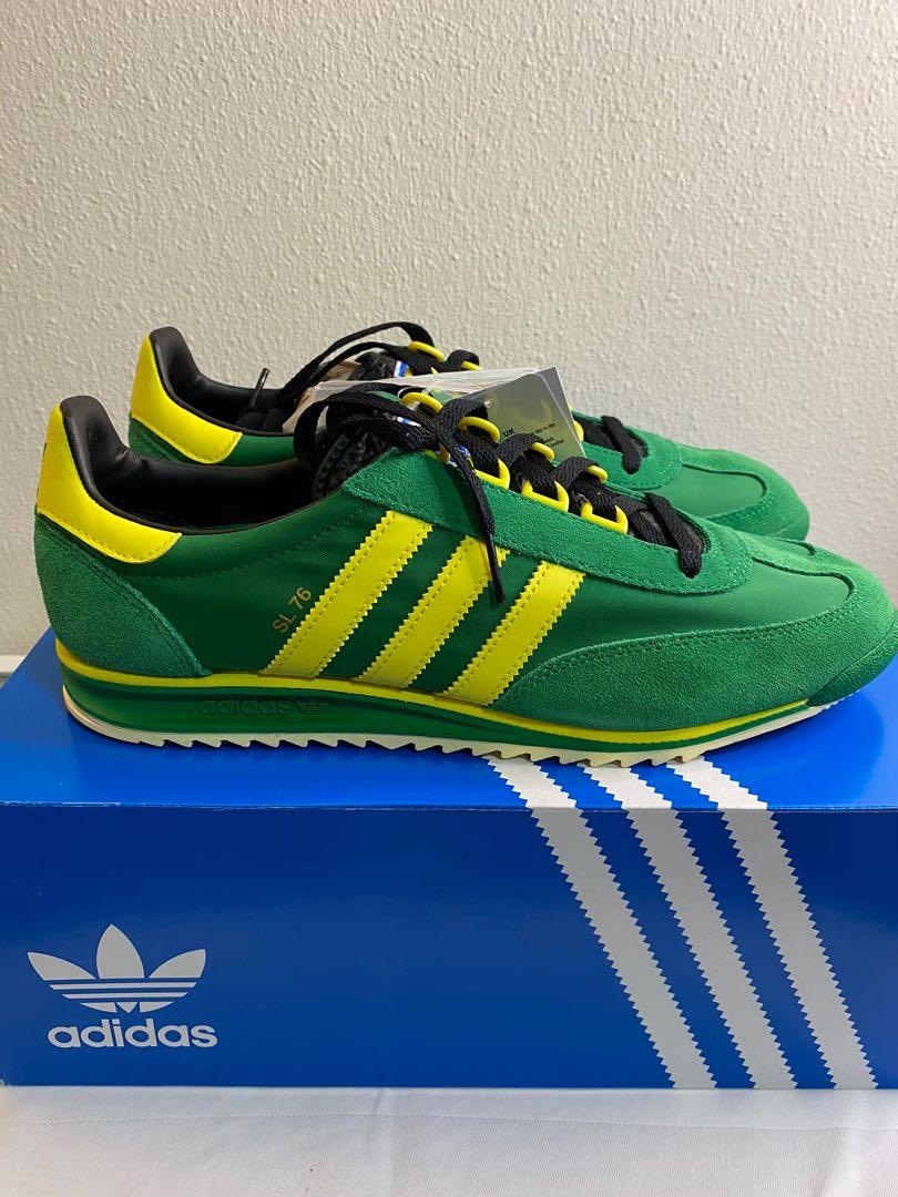 Adidas Originals SL 76 Green/Yellow, Men's Fashion, Footwear, Sneakers Carousell