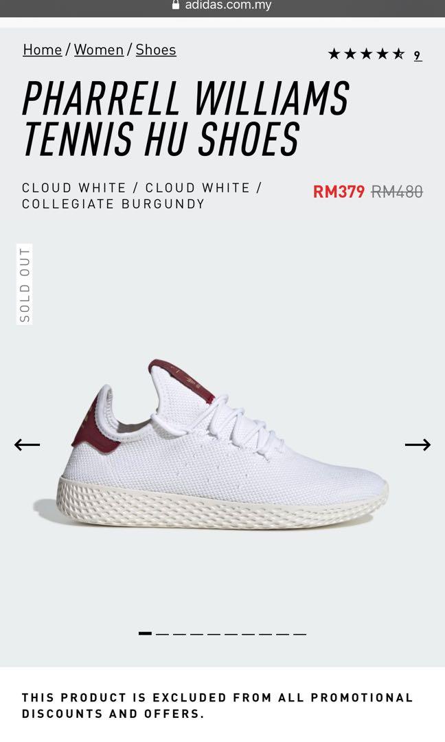 Adidas Pharrell Williams HUD sneakers Women s Fashion Footwear