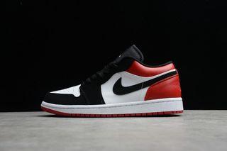 nike air jordan 1 black toe low