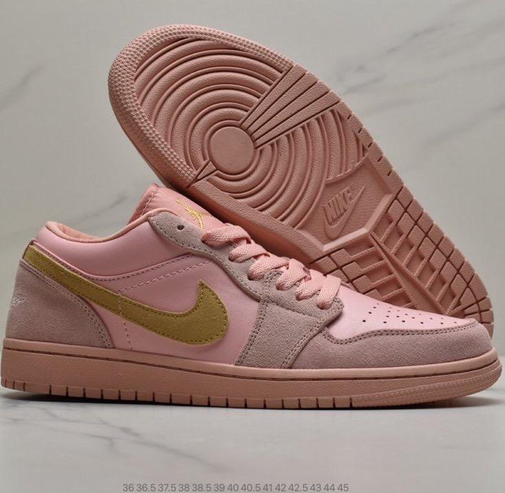 jordan 1 low coral gold