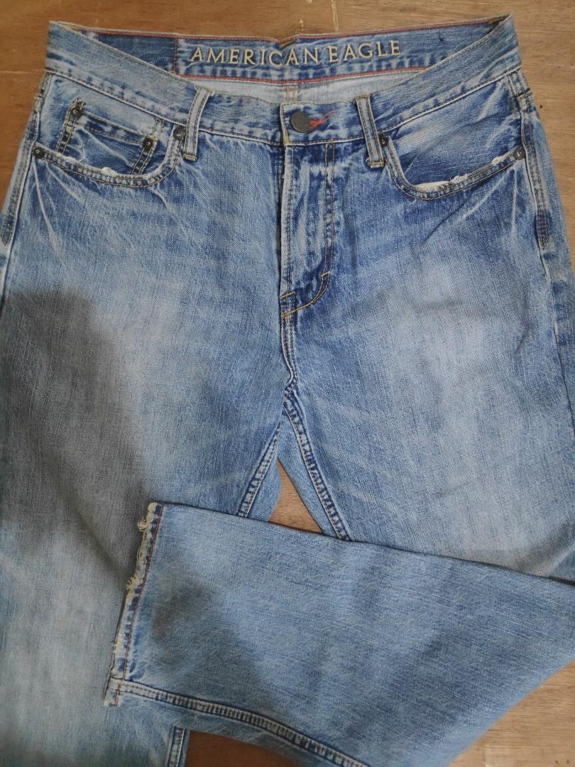faded maong pants