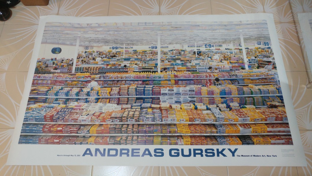 Andreas Gursky '99 Cent' MOMA Original Contemporary Art Print Photograph Poster, Hobbies & Memorabilia Collectibles, Stamps & Prints Carousell